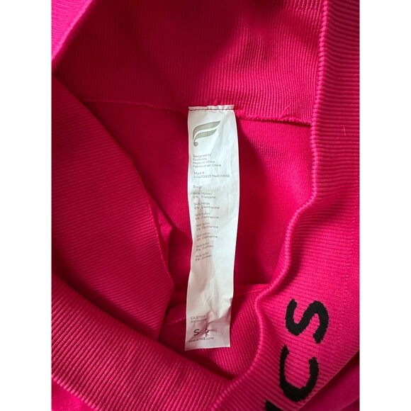 Fabletics Sync Seamless High Waisted Mesh 7/8 Hot Pink Leggings Womens Size S - Picture 9 of 9